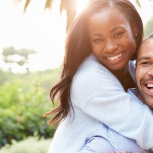 couple, african, happy